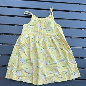 Vintage girls daisy print dress